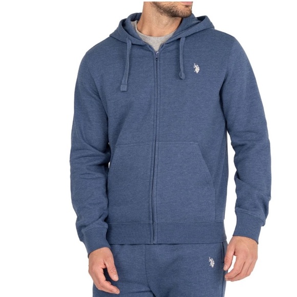U.S. Polo Assn. Other - U.S. Polo Assn. Men's Full Zip Fleece Hoodie Size 2XL
